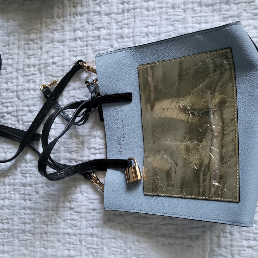 Marc Jacobs Blue and Black Women's Bag